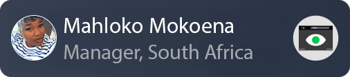 Shareable CV link example Rose Mokoena